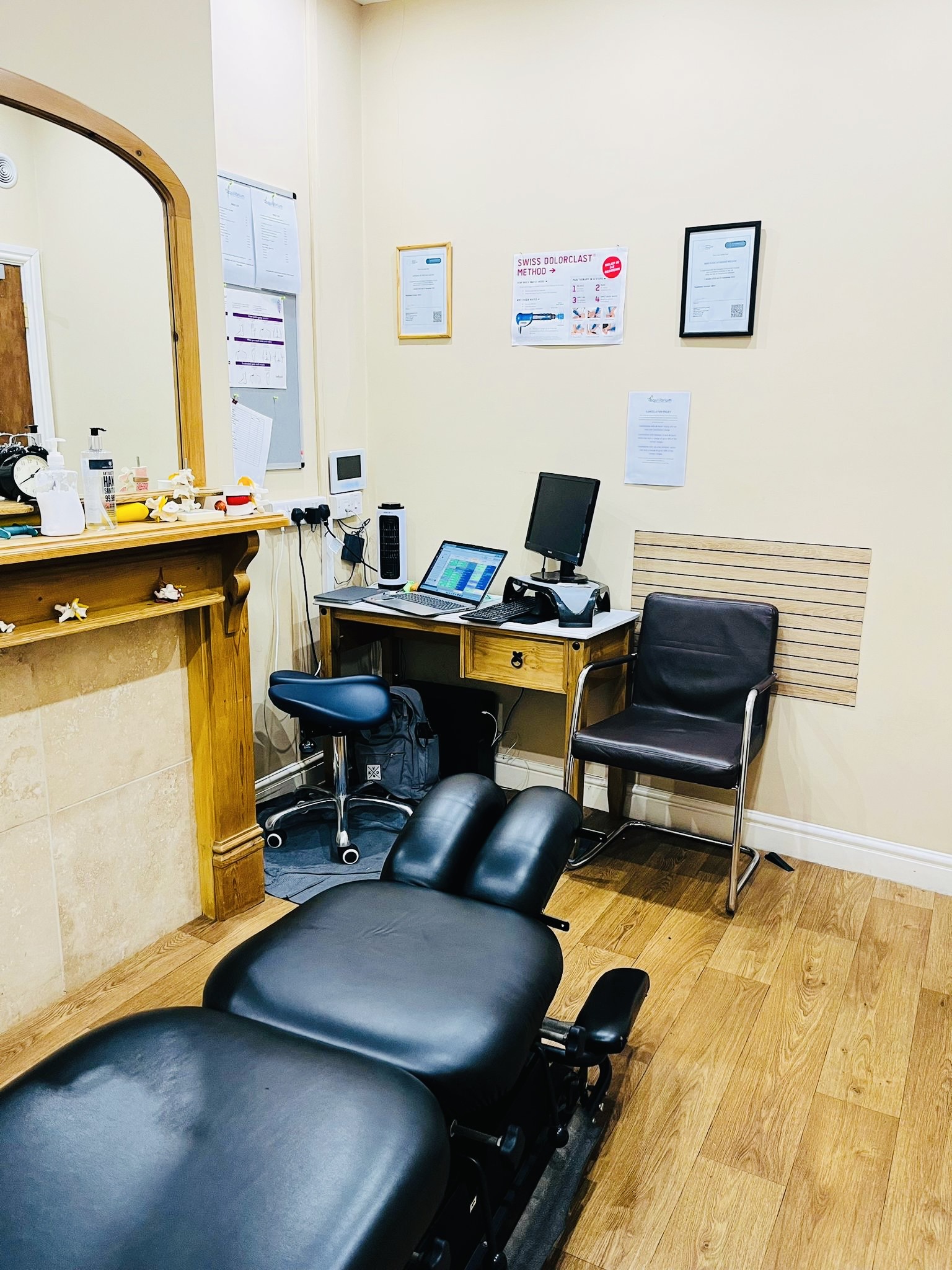 Burton clinic treatment room